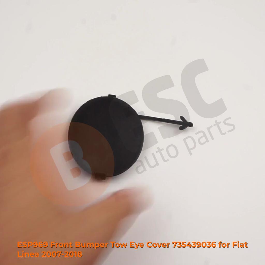 ESP969 Front Bumper Tow Eye Cover 735439036 for Fiat Linea 2007-2018 Made In Turkey Fast Handling