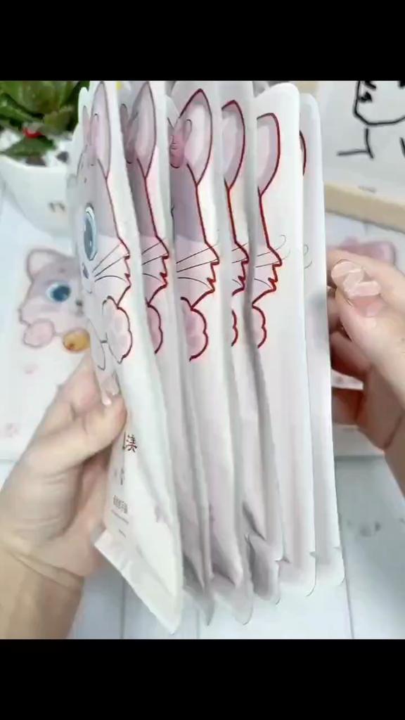 Ниацинамидная маска для рук «Кошачья лапа» Увлажняющий, отбеливающий и восстанавливающий уход за руками Перчатки для кошек Маска для ног против растрескивания и отшелушивающая, удаляющая омертвевшую кожу