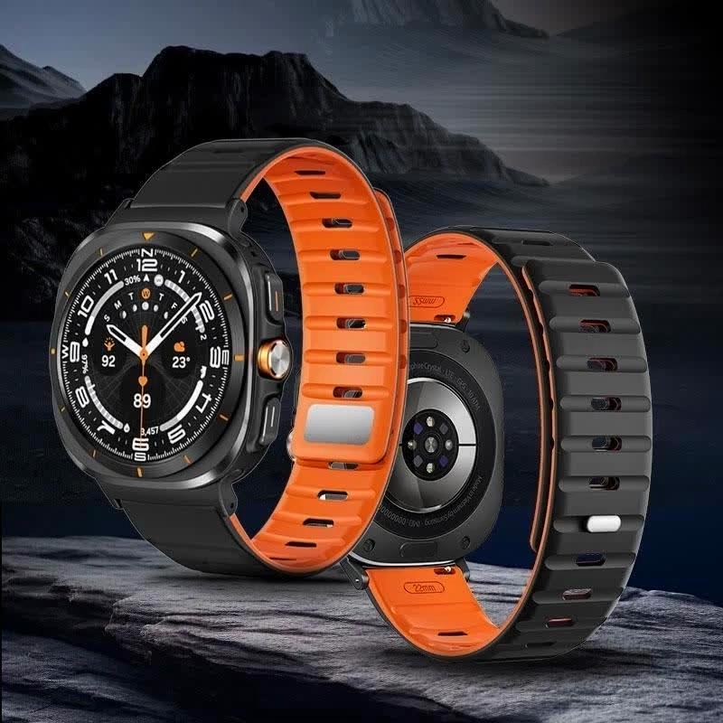 22мм Магнитный силиконовый браслет-петля для Huawei Watch GT6 Pro GT4 46мм 4/4 Pro Мягкий ремешок Correa для xiaomi samsung huawei oppo