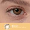 FreshGo Prescription Color Contact Lenses With Diopters Soft Colored Lenses 1 Pair Natural Color Lenses for Vision Eye Lens