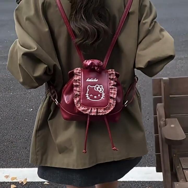 Hello Kitty Fashion Bag Made Of Pu With Soft Structure For Casual Outings
