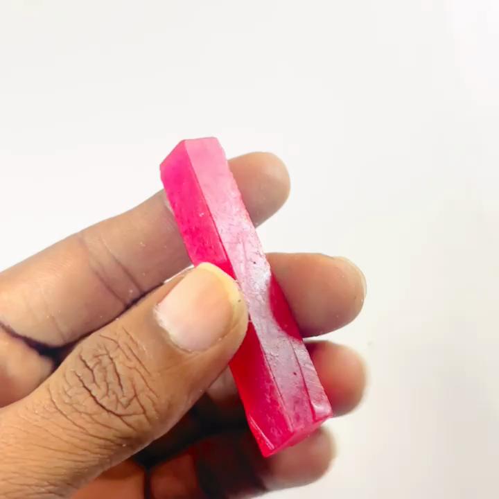 CERTIFIED 24 Ct Red Ruby Rough Raw Uncut Natural UnCut Rough Loose Gemstone