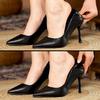 New High Heels for Women Stiletto Pointed Toe Versatile Commuting Professional Work Shoes Single Shoes