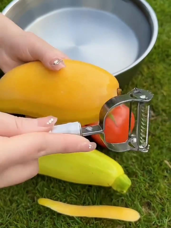 Stainless Steel Vegetable Peeler Multi-Functional Potato Peeler Fruit & Potato Slicer Vegetable Shredder for Kitchen Accessories Cooking Tools