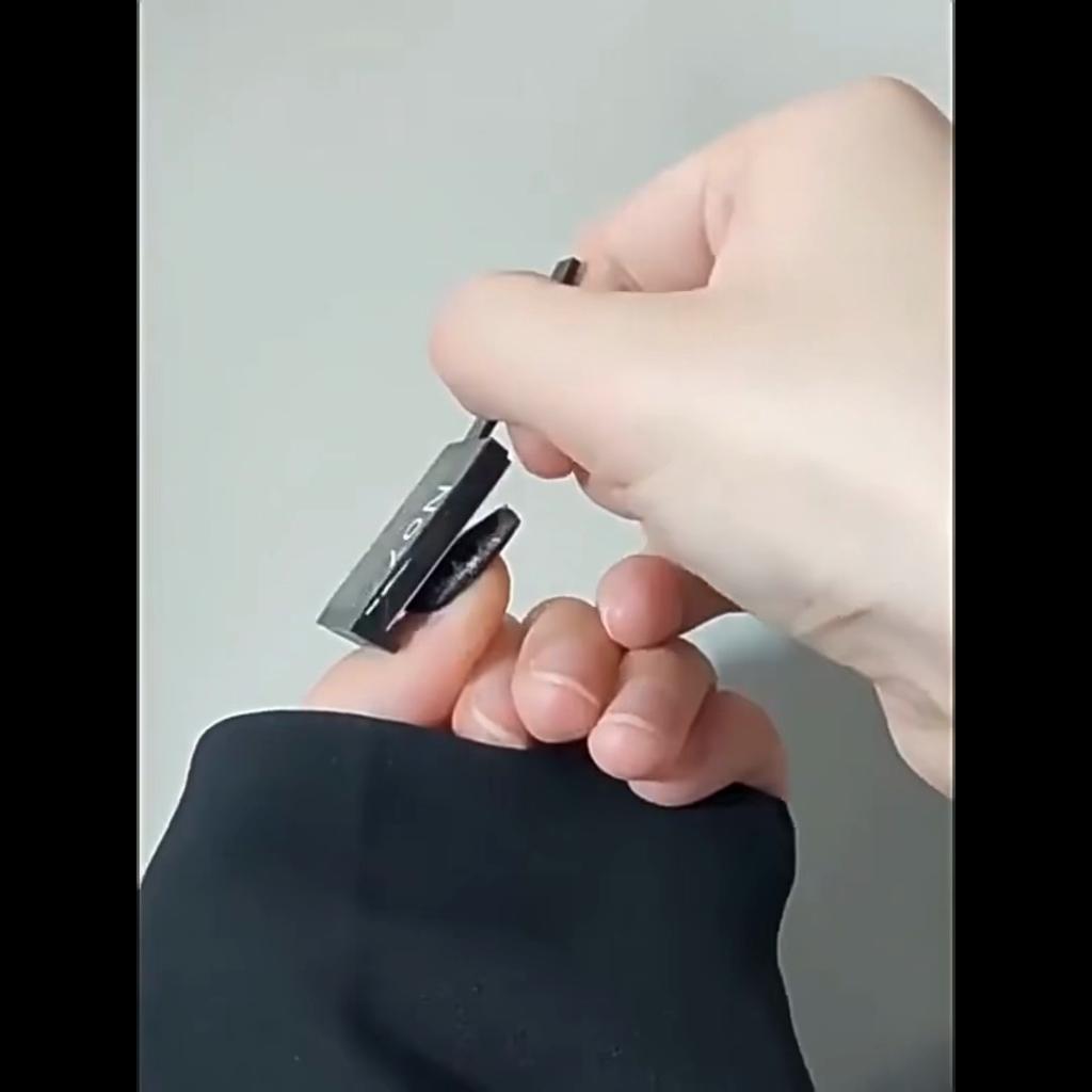 Набор из 5 штук, магнитная палочка «кошачий глаз», розовая магнитная пластина, узор в виде сердца и волны для маникюра с 3D-гель-лаком «кошачий глаз»