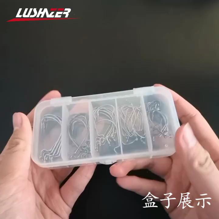 Крючок для ловли воблеров Texas Rig Lure Fishing Hook Set Крючок из высокоуглеродистой ванадиевой стали