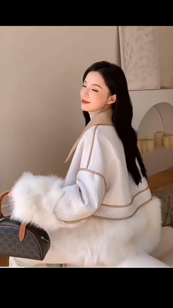 Женская куртка из искусственной кожи в стиле пэчворк из искусственного лисьего меха осенью и зимой, новый мех и меховой стиль, преодолевающий тенденцию утолщенной внутренней подкладки