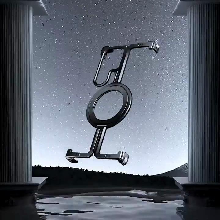 Luxury Aluminum Alloy Frameless Hollow Holder Phone Case For Samsung Galaxy S25 S24 S23 Ultra Plus Magsafe Magnetic Metal Frame Cover