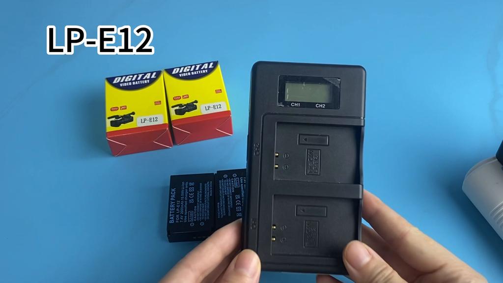 7.4v 1800mAh LP-E12 LPE12 LP E12 Rechargeable Camera Batteries(4 Pack) for Canon EOS M M2 100D EOSM EOSM2 EOS100D