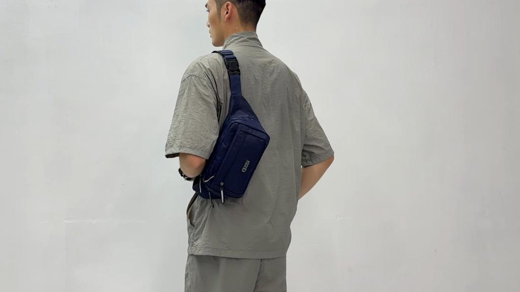 Мужская поясная сумка для активного отдыха, многофункциональная, износостойкая, водонепроницаемая, большой вместимости, нейлоновая нагрудная сумка, сумка для мобильного телефона