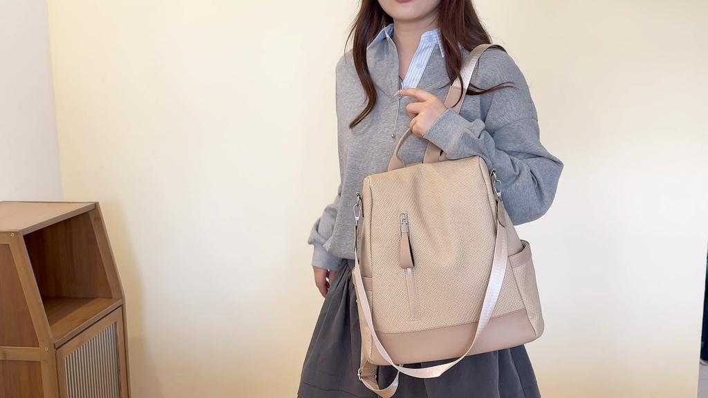 Рюкзак из мягкой кожи, рюкзак с защитой от краж, дорожный, большой вместимости, многофункциональный, на плечо, студенческий школьный рюкзак