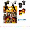 Deutschland German Germany 3D Print National Flag Eagle Unisex Men Women MMA Kick Boxing Muay Thai T Shirt Quick Dry Short Sleeve Streetwear Vintage