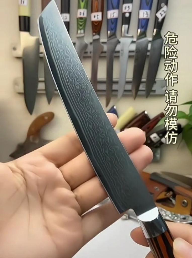 Damascus Steel Kitchen Chef Knife Boning Slicing Knife Butcher Knife Meat Fish Sushi Knife Professional Cooking Cutter