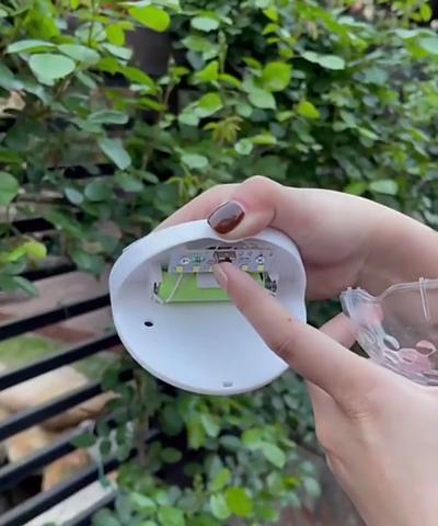 6 цветов солнечного света наружное освещение, центральное управление, индукционное украшение двора, солнечный настенный светильник, полукруглый светильник для лестницы