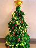 130CM Christmas Tree Standing Balloon Xmas Holiday 4D Inflatable Green Foil Balloons Set 2025 New Year Party Decoration