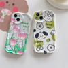 Cute Silicone Case for Tecno Spark 8C iPhone 15 14 Samsung A54 A34 Xiaomi Redmi Note 12 11 Pro Funda Cartoon Puppy Tulip Flower Cover Soft TPU Bumper