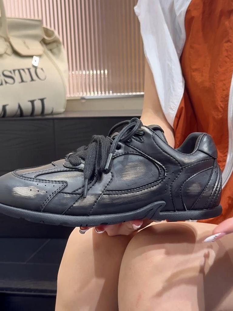 Retro Women's German Training Shoes Flat Sports Shoes Women's Non-slip Running Casual Women's Shoes