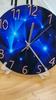 Black Wooden Wall Clock With Analog And Digital Time For Living Room And Office Use
