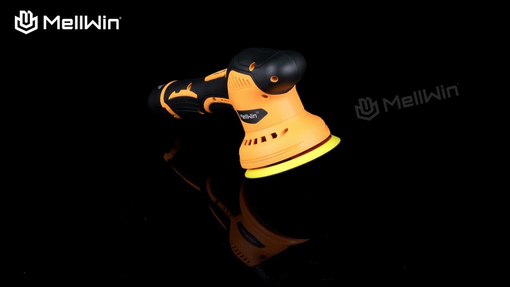 MELLWIN 125mm 8 Gears DigitalDisplay Cordless Electric Car Polisher Car Polishing Waxing Sanding Machine ForMakita 21V 18V Battery