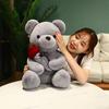 45/35/23cm Kawaii Teddy Bear with Roses Plush Toy Soft Bear Stuffed Doll Romantic Gift for Lover Home Decor Valentine's Day Gifts for Girls