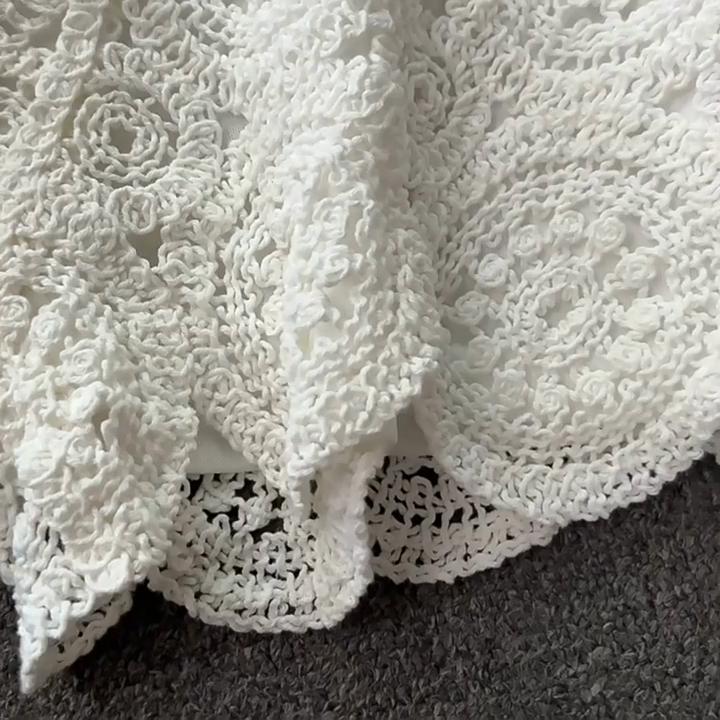 Summer Elegant Knit Two Piece Sets Women Vacation Backless Camisole Elastic Waist Shorts Fashion Hollow Out Y2K Beach Style Suits