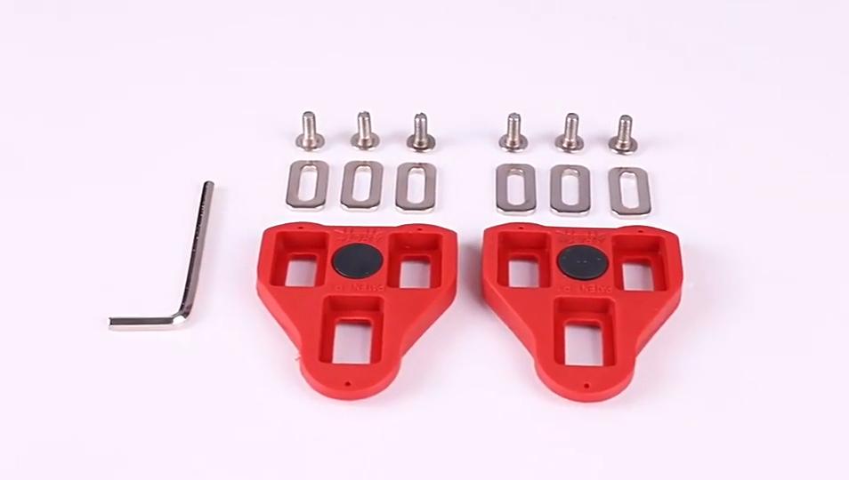 1Pair Road Bike Pedal Cleat Plastic Bicycle Shoe Universal Self-Locking Pedales For Shimano SH10 SH11 SH12 Cycling Pedal Cleats