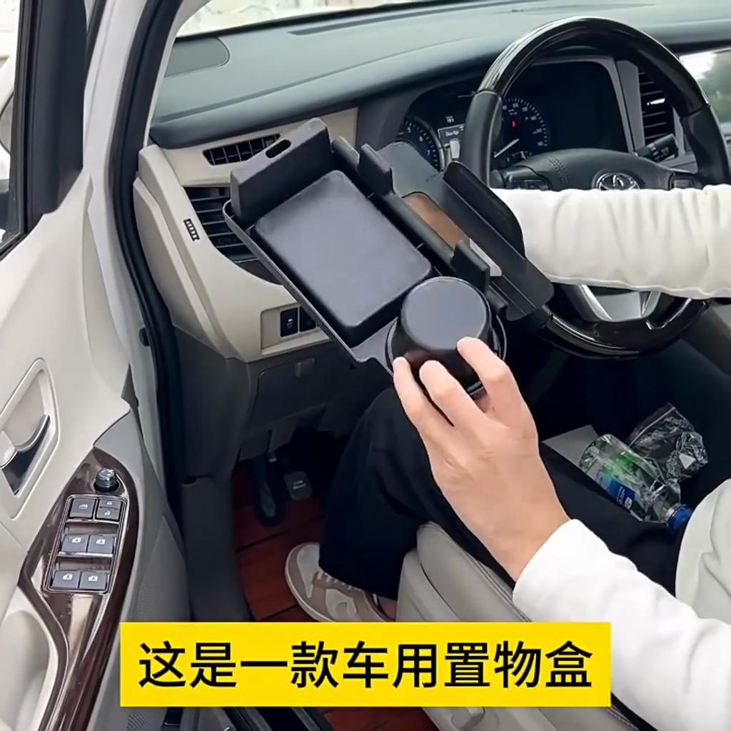 Side Door Window Phone Slot Hanging Organizer Car Organizer Box with Cup Drink Holder Car Side Door Storage Box Car Phone Stand Auto Accessories