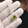 Peridot Gemstone 925 Sterling Silver Jewelry Handmade Pendant 1.79" Women Gift PP-60-14