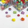 10-30Pcs Ceramic Printed Small Fish Beads For Jewelry Making DIY Charms Bracelet Necklace Crafts