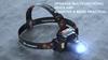 60w LED Headlight, Rechargeable, Ultra Bright Headlight with 4 Modes, Zoomable, Digital Display, IPX6 Waterproof Headlight