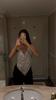 Metal Wire Fabric Metal Sparkle Spaghetti Strap Crop Top For Nightclub Women