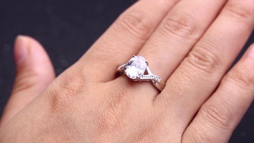 Классическое кольцо Lindon из стерлингового серебра 925 пробы с цирконом, женские ювелирные изделия, свадебный подарок для вечеринки