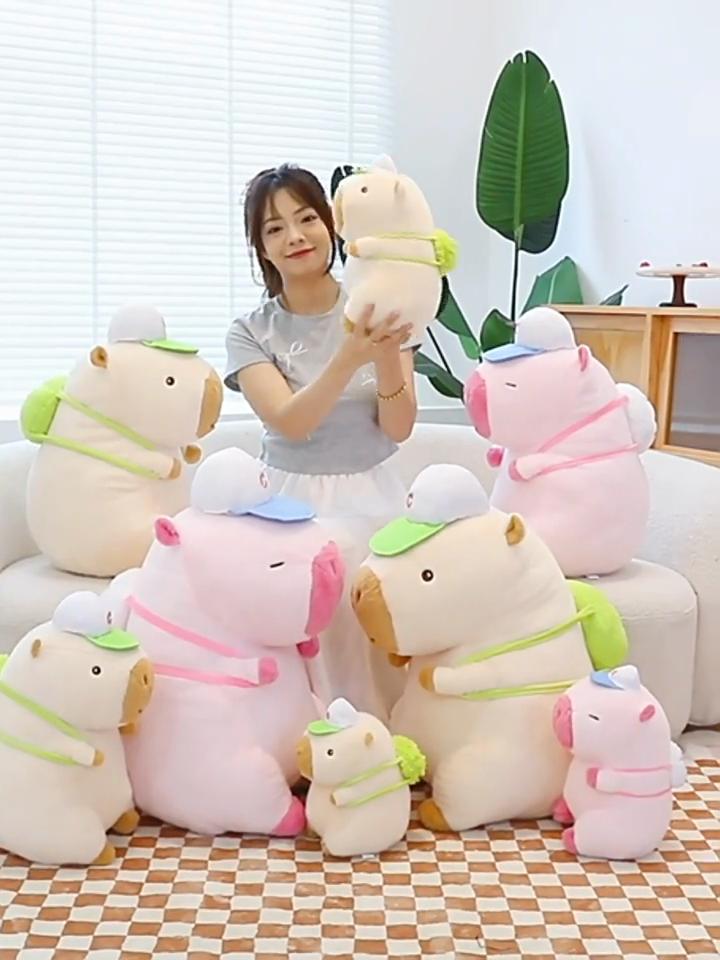 Cartoon Sports Capybara Plush Toy Capybara Children's Doll Doll Ornament Doll