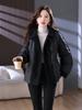 Middle Age Woman Winter Coats Plus Size Elegant Loose Thick Warm Parkas Female Jacket