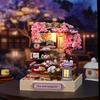 Mini Doll House DIY Small House Kit Handmade 3D Puzzle Assembly Model Building Room Bedroom Decoration Wooden Craft Birthday Gift