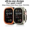 Металл из алюминиевого сплава + Чехол из ТПУ для Apple Watch Ultra 1/2/3 49 мм Защитная рамка-бампер Корпус для apple Watch Серии 11 10 9 8 7 6 5 46мм 42 45 41мм