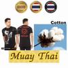 Ancient Muay Thai Футболка Kick Boxing 3D Print Tattoo Vintage Protect Quick Dry для мужчин и женщин унисекс с коротким рукавом, круглым вырезом, смешанные боевые искусства, хлопок