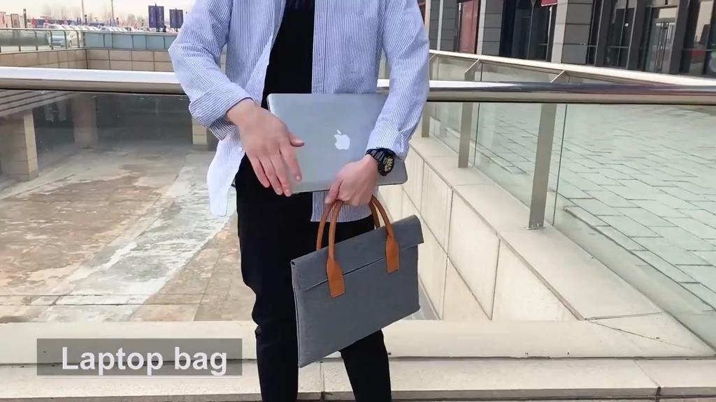 Minimalist Laptop Handbags 15.6 Inch Waterproof Notebook Briefcase For Women Men Oxford Business Bag