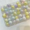 Acrylic Beads Colorful Round Beads for DIY Necklace Bracelet Earring Jewelry Making