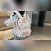 Женский рюкзак с мультяшным кошачьим узором, клетчатый школьный рюкзак