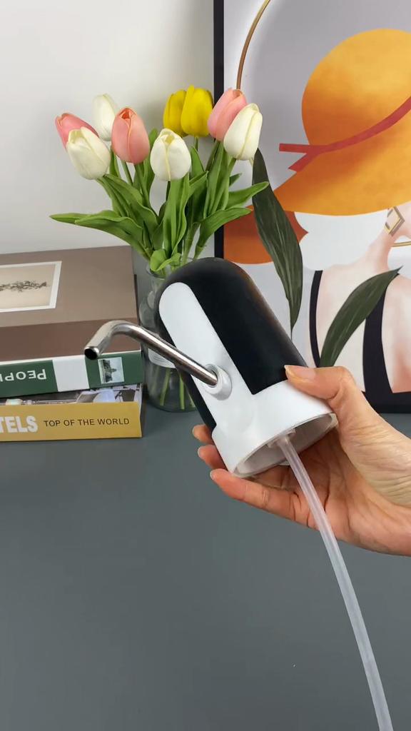 Portable Water Bottle Pump USB Charging Electric Water Dispenser Pump Bottle Water Pump Auto Switch Drinking Dispenser