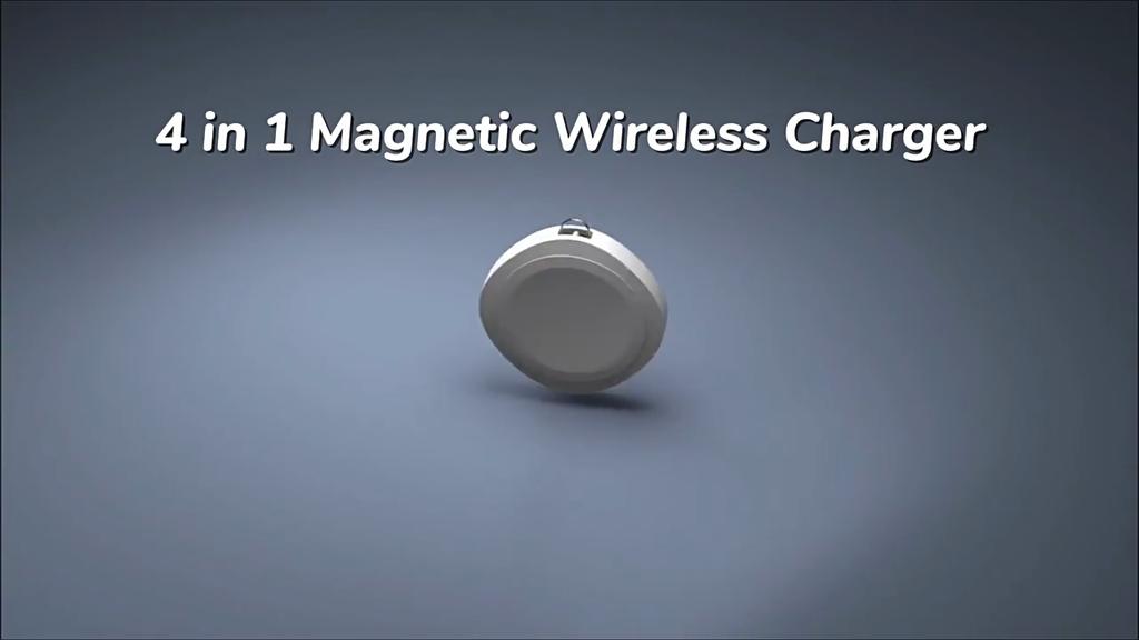 4-в-1 магнитное беспроводное зарядное устройство для часов iWatch 1-10/SE/Ultra/ AirPods Pro 2 AirPods 4 ANC Galaxy Watch3-7/FE/Pixel Watch 1st