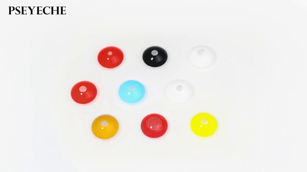 22MM Black Sclera Lenses Halloween Contact Lenses for Eyes Cosplay Contacts Demon Full Eye Contacts for Masquerade Party