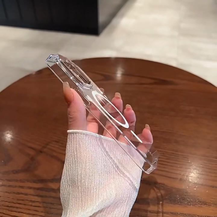 Роскошный беспроводной магнитный чехол для Apple Magsafe Case Iphone 11 12 13 15 14 Pro Max Mini 7 8 Plus Xr XsMax X прозрачные акриловые чехлы