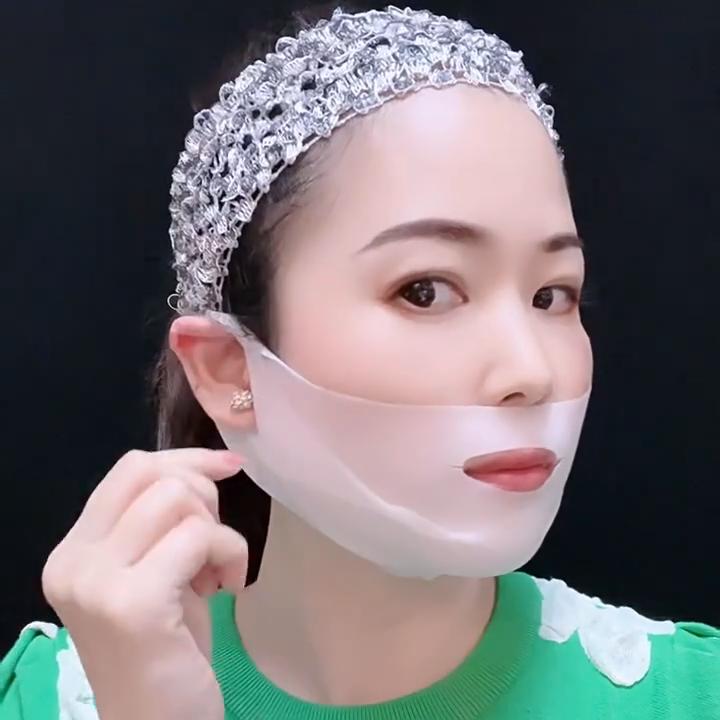 Дружелюбная к коже гелевая эластичная тканевая маска Double V Cloth Mask Эластичная маска Увлажняющая маска
