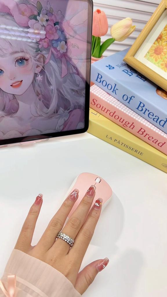 Mofii Беспроводная бесшумная мышь 2.4G, разработанная для портативного использования левшами и правшами