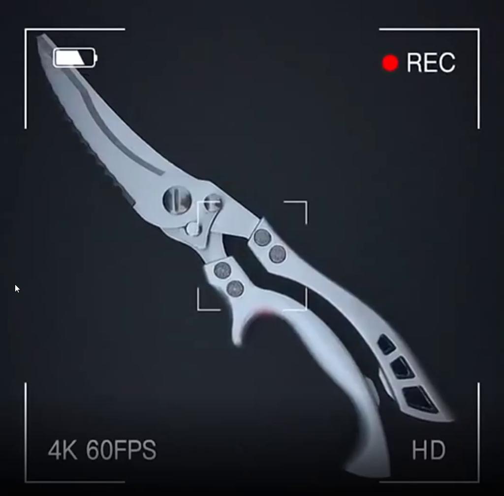 Kitchen Scissors Chicken Bone Kitchen Shears Duck Fish Cutter Stainless Steel Scissors Scale Clean Cook Scissors Knife