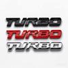 Автомобильная наклейка с турбонаддувом, турбо, металлический сплав, 3D значок, аксессуары для модификации автомобиля, задняя маркировка, боковая маркировка, декоративная автомобильная наклейка