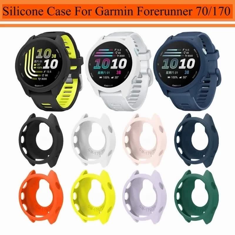 Мягкий силиконовый защитный чехол для умных часов Garmin Forerunner 70/170, противоударный, устойчивый к царапинам, сменный бампер, аксессуары для часов