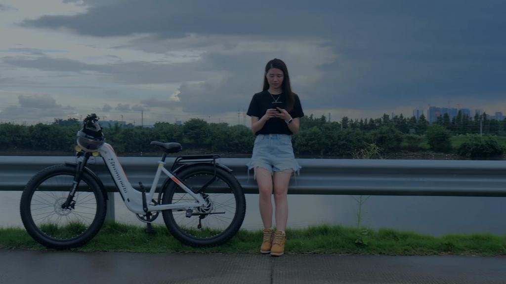 Электровелосипед Shengmilo MX06 с двигателем 1000 Вт для взрослых, аккумулятор 48 В 17,5 Ач, городской электровелосипед для поездок на работу, 26-дюймовые вседорожные шины, электрогорный велосипед